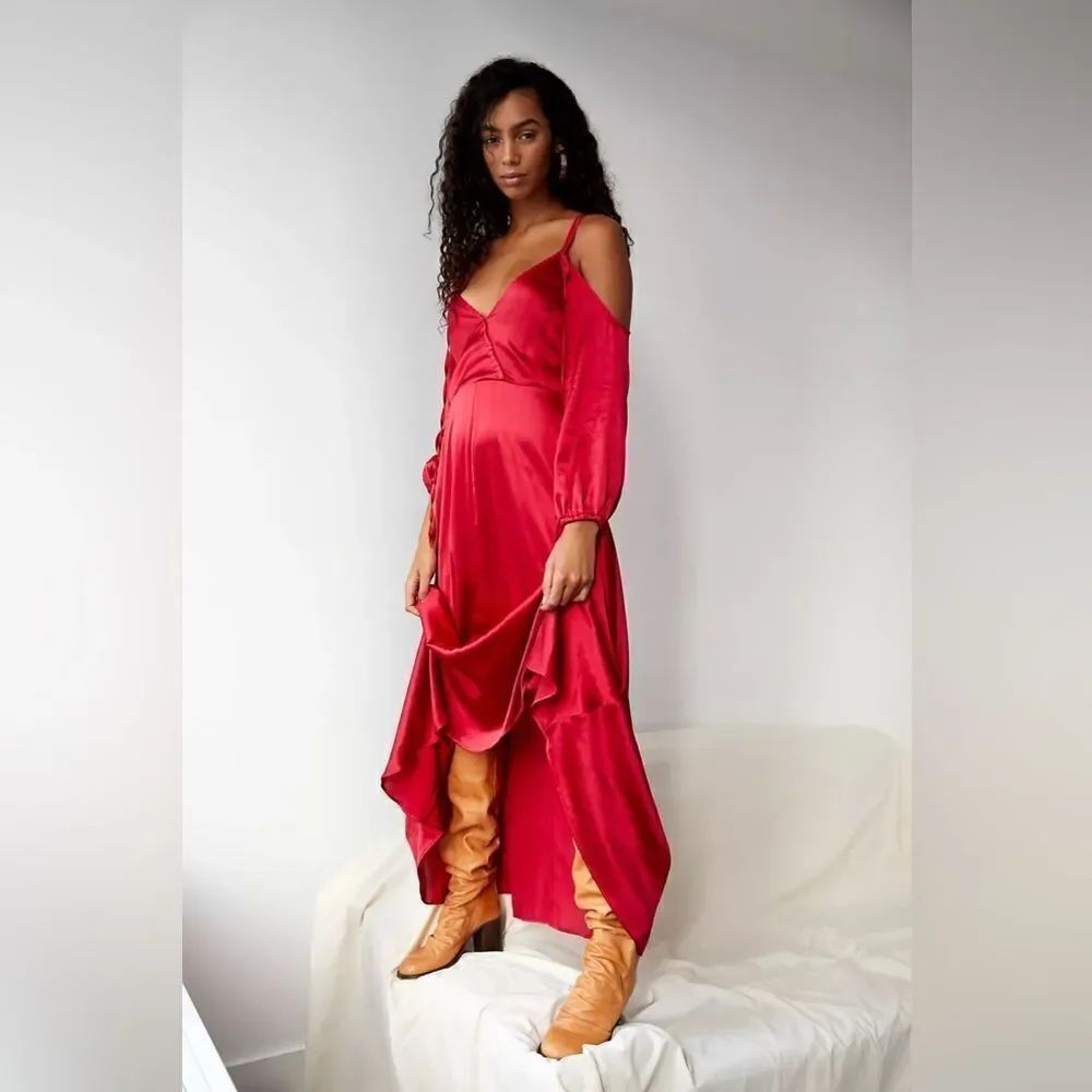 NWT FreeβPeopleβLolaβMaxiβDress